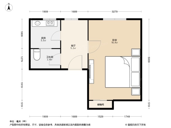 六铺炕三区户型图