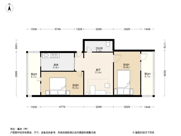 花园路丙28号院户型图