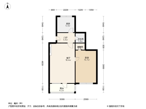 天坛东里户型图