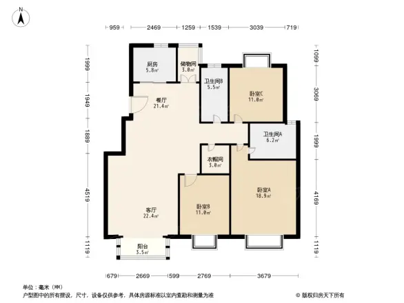 香花畦户型图