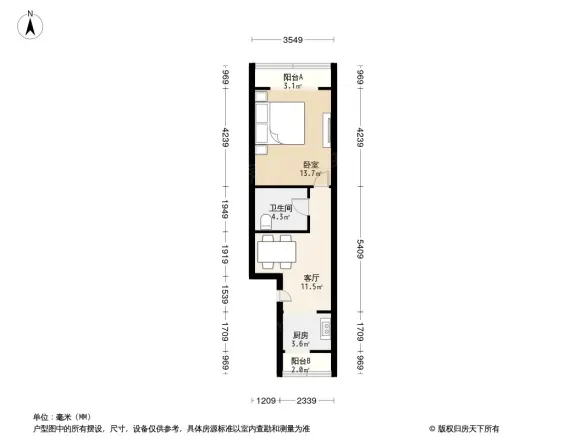 京通苑户型图
