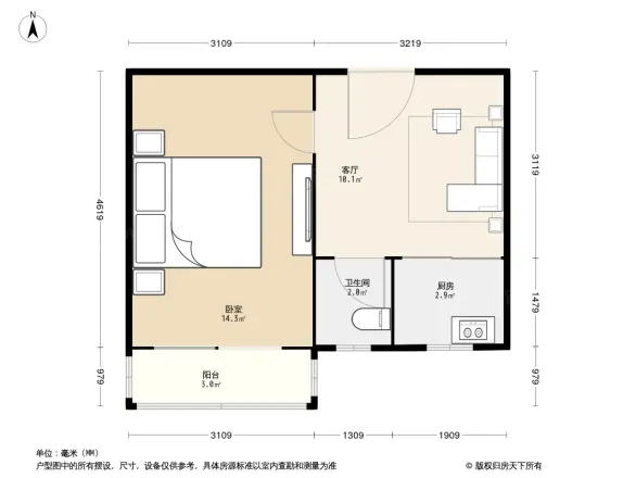 十里堡北里户型图