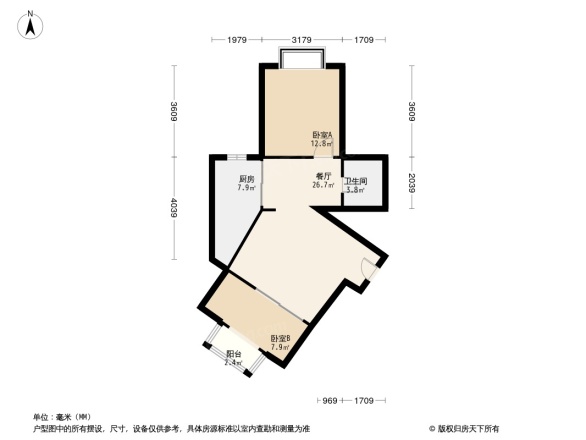 世纪城时雨园户型图