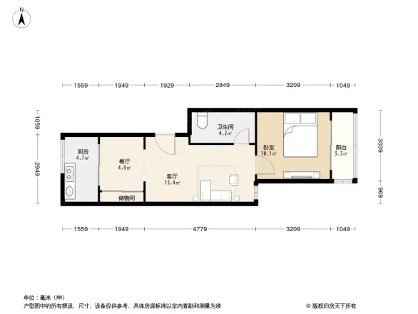古城北路小区户型图