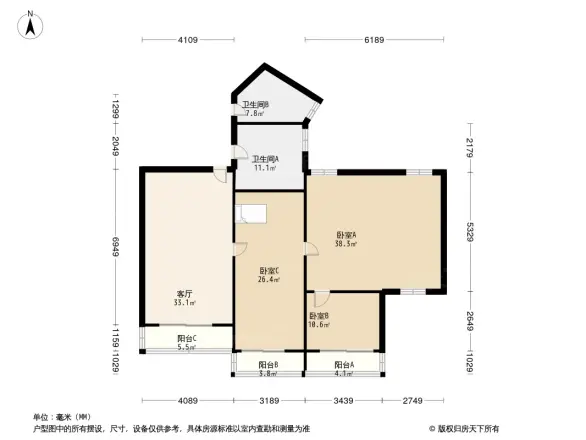 英嘉公寓户型图
