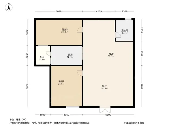 恒大绿洲户型图