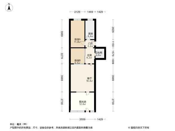 通州滨河小区户型图