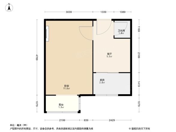 中纺里小区户型图