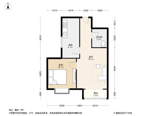 泰河园一里一区户型图