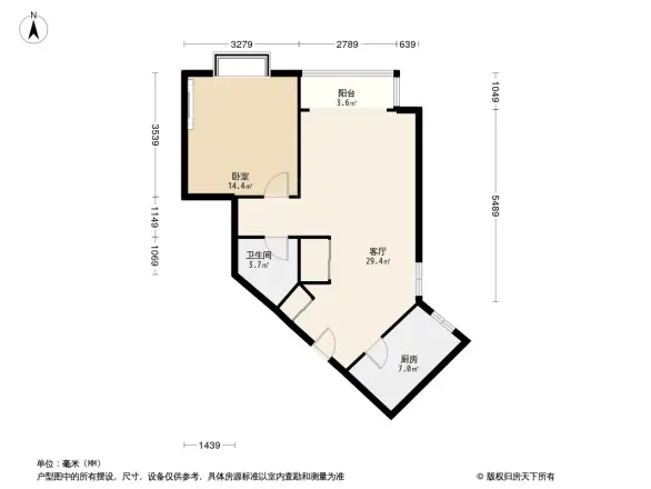 世纪城时雨园户型图