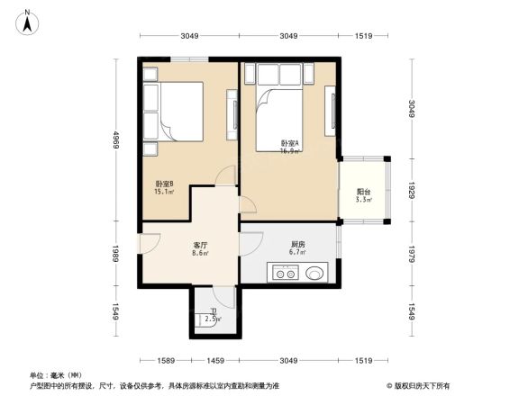 夕照寺西里小区户型图
