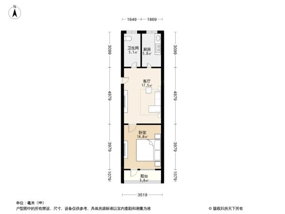西罗园北路户型图