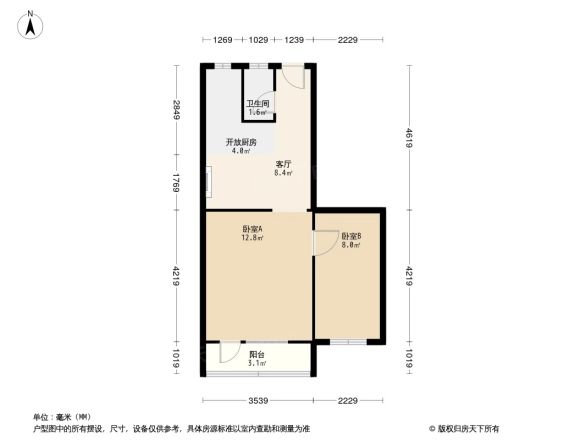 潞河医院家属楼户型图