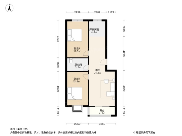 百通馨苑二区户型图