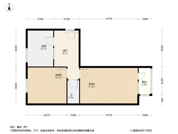 宋庄路小区户型图