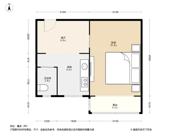 花北西社区户型图