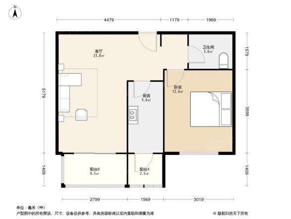 龙博苑二区户型图