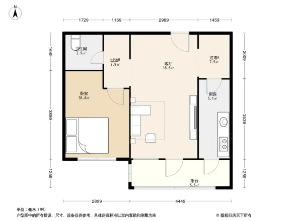 万年花城五期户型图