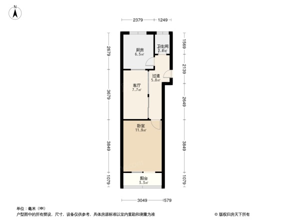 西果园户型图
