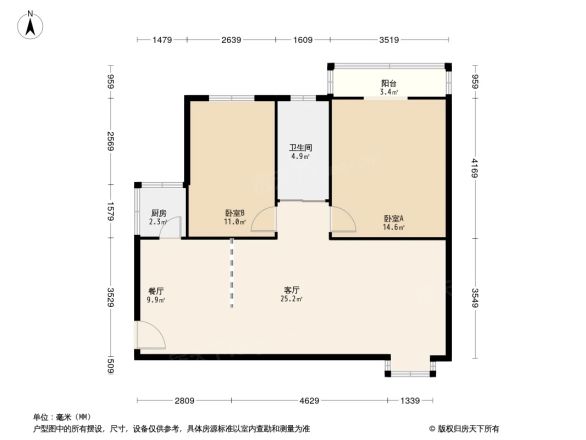 风雅园一区户型图