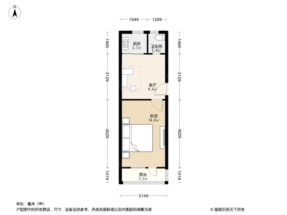 模式口西里户型图