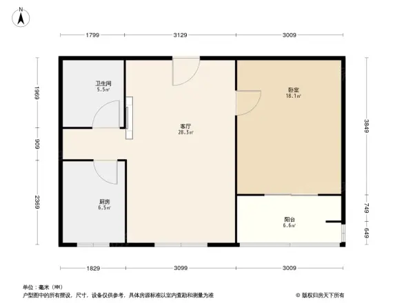百旺新城秋露园户型图