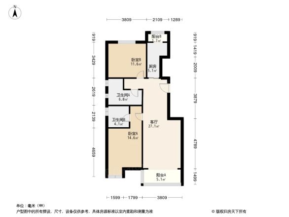 世华水岸户型图