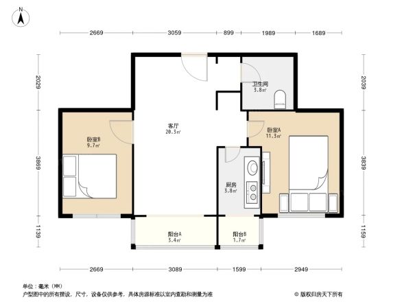 双桥温泉东里户型图