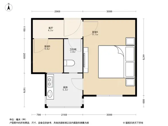 垂杨柳南里户型图