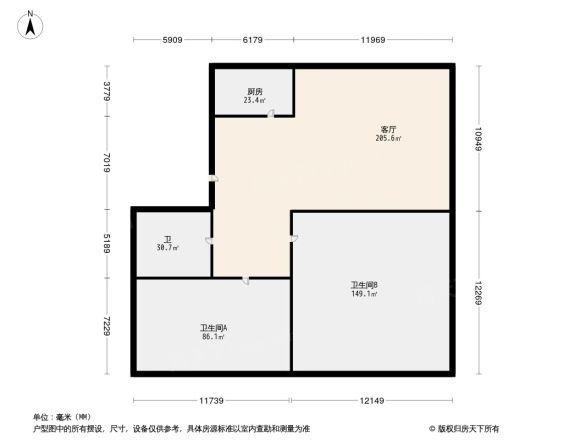 北村小区户型图