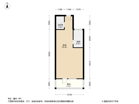 西草市东街甲34号院户型图