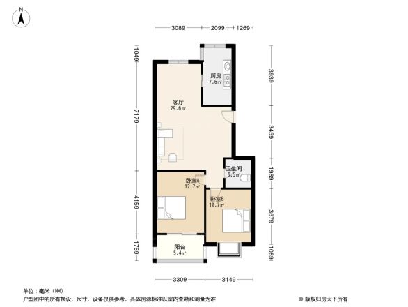百通馨苑二区户型图