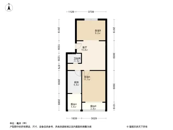 西果园户型图
