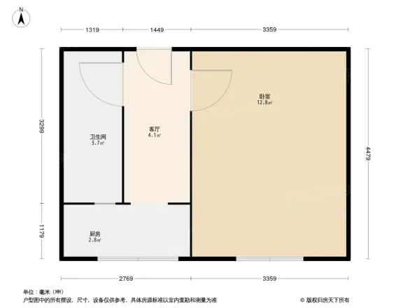 西草市东街甲34号院户型图