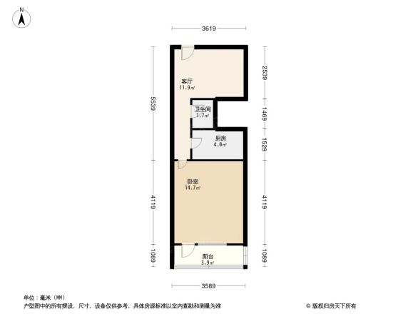 钟声小区户型图