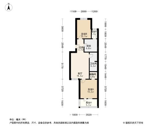 学士居户型图