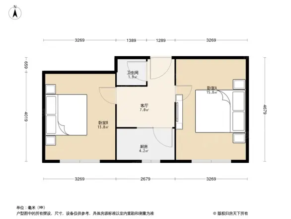 垂杨柳南里户型图