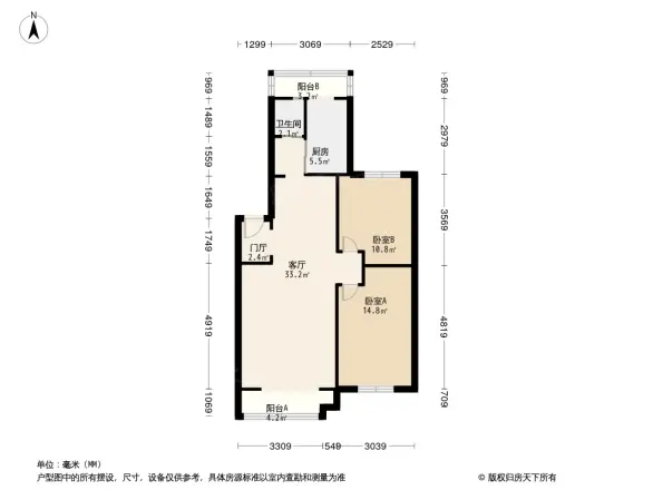 曙光花园望福园户型图