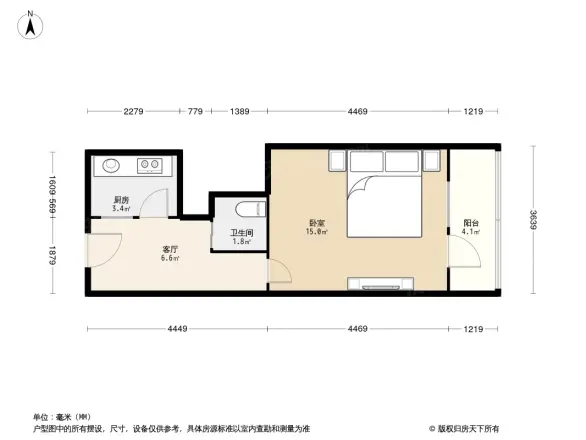 倒座庙户型图