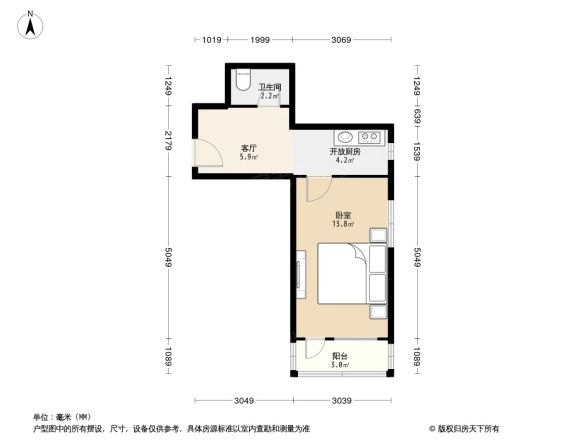 长椿街感化胡同户型图
