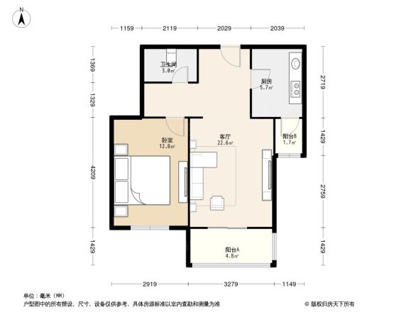 龙博苑二区户型图