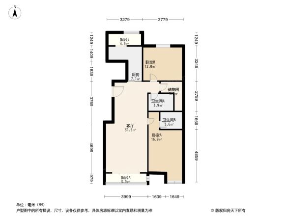 世华水岸户型图
