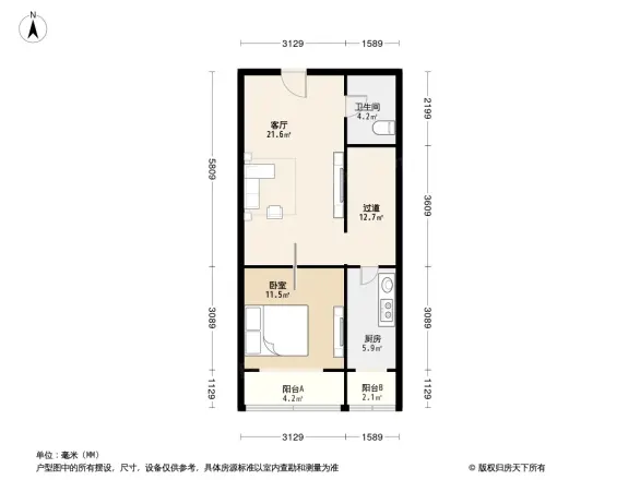 六铺炕三区户型图
