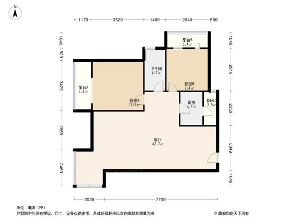 龙湖香醍漫步别墅户型图