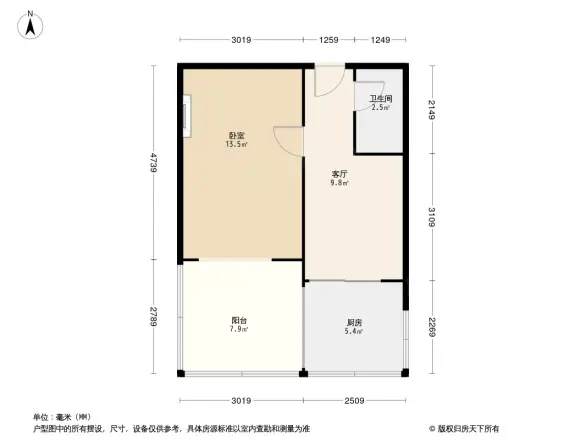西草市东街甲34号院户型图