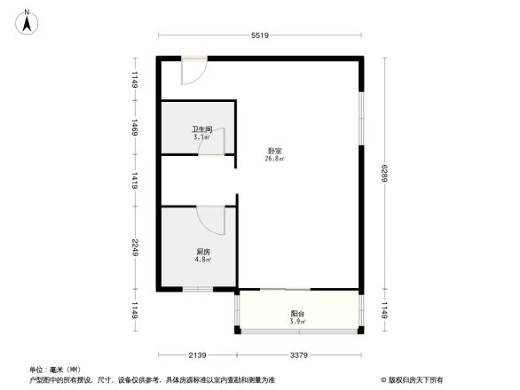复兴路34号院户型图