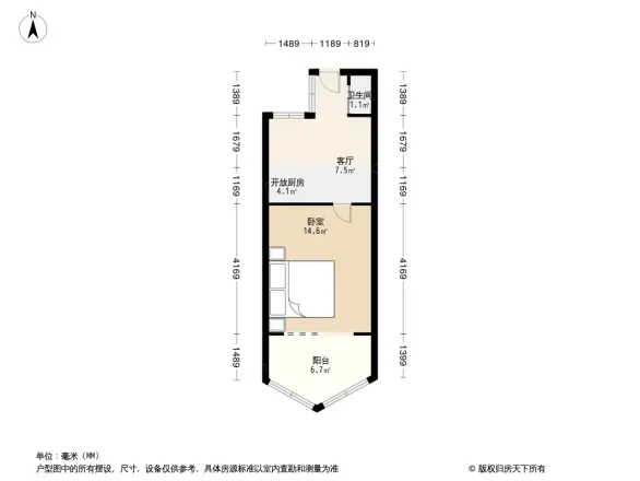 六铺炕三区户型图