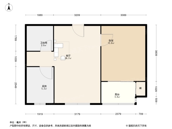 百旺新城秋露园户型图