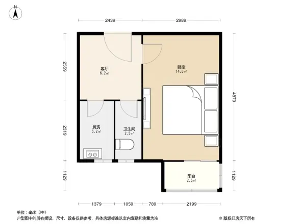 六铺炕三区户型图