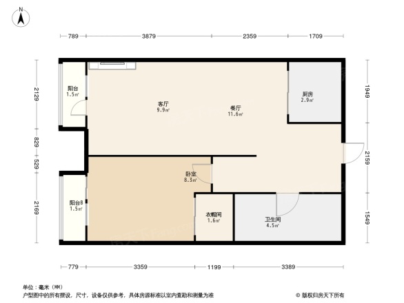 亿城西山公馆户型图
